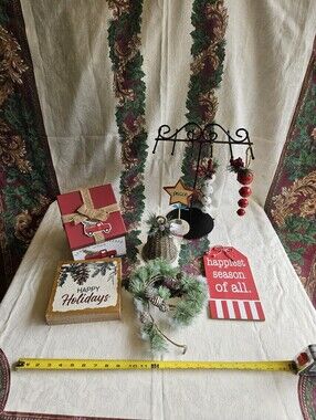 Lot Of 8 Piece Assorted Ashland Holiday Decor
